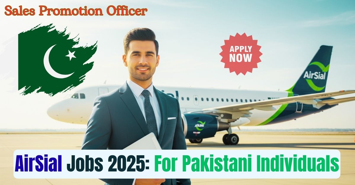 Sales promotion officer in the thumbnail of the AirSial job with formal attire.
