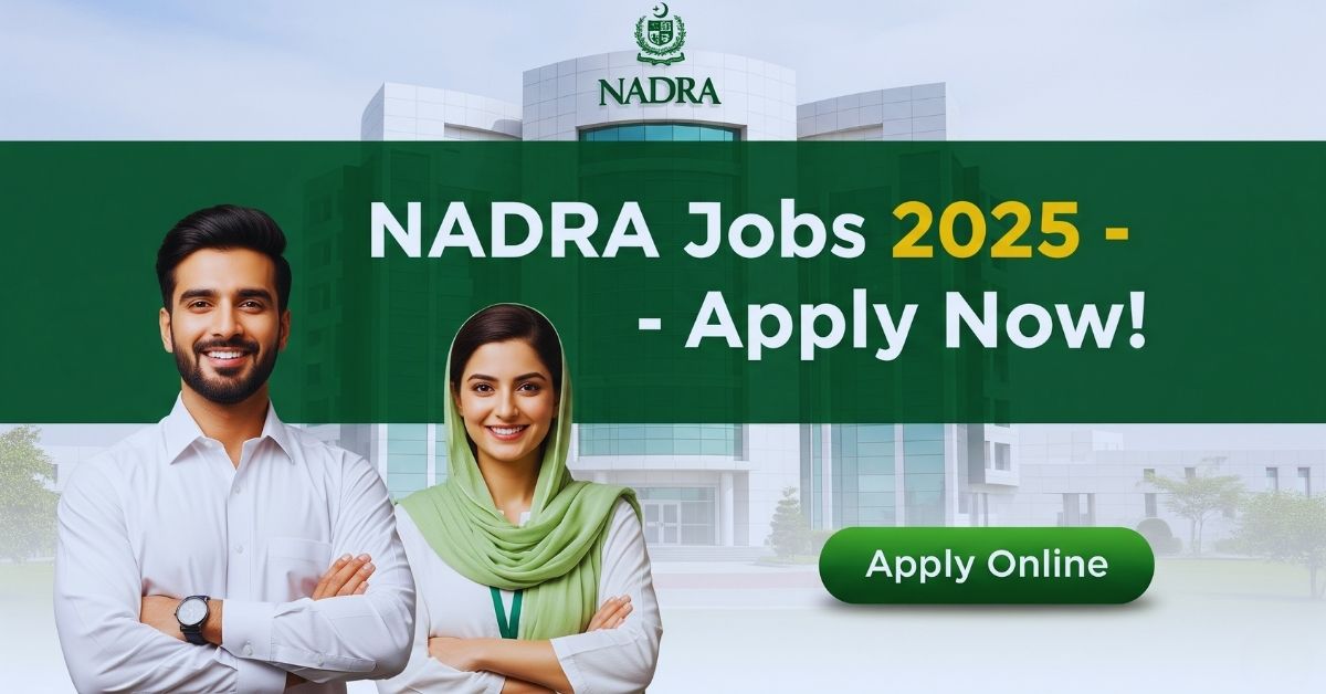 male and female in formal outfit standing in front of NADRA building.