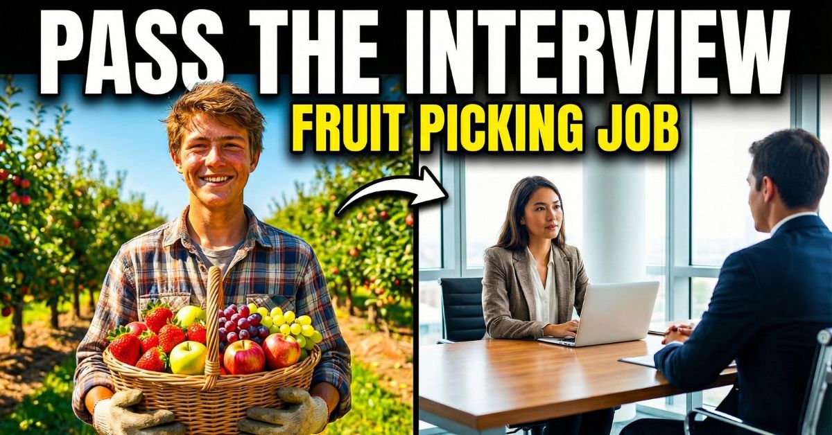 How to pass fruit picking job interview job thumbnail