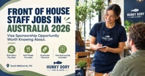 Front of House Staff Jobs 2026 Australia